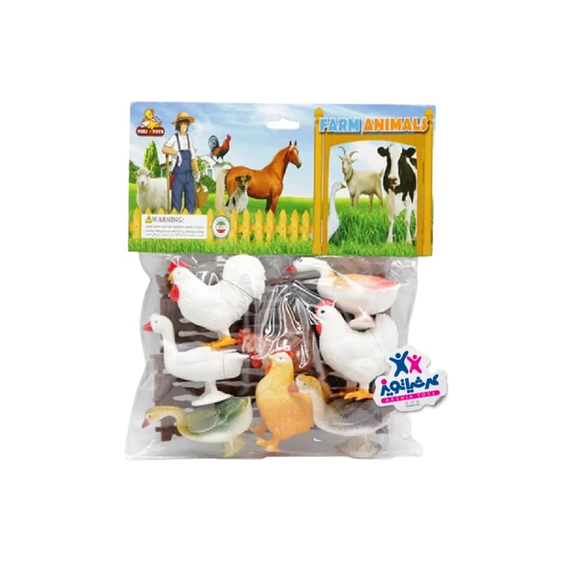 باغ وحش پرندگان 8 عددی